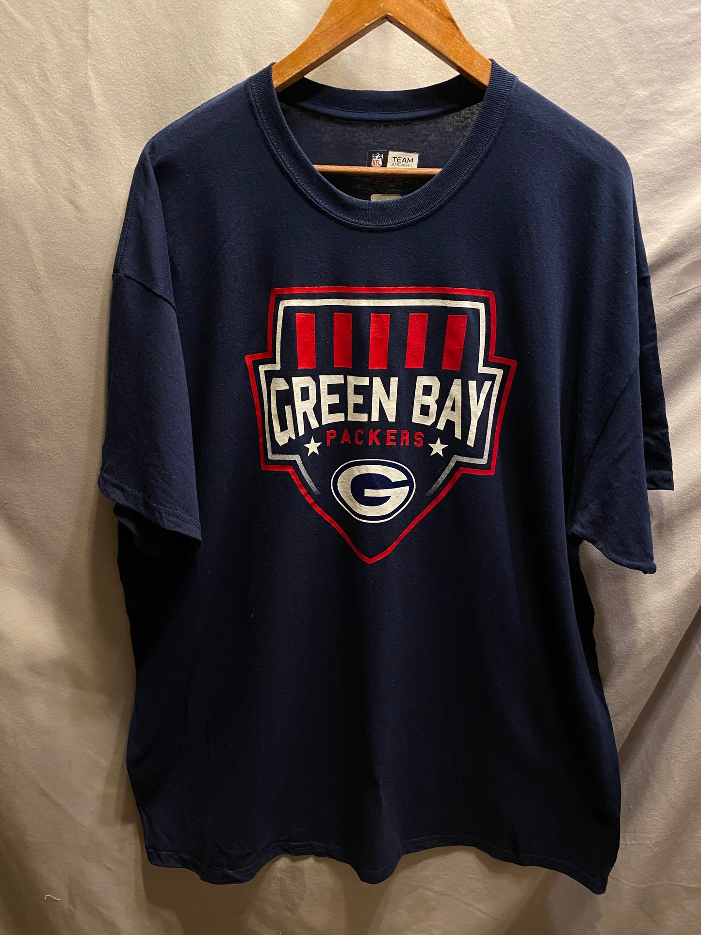 NFL Team Apparel Green Bay Packers Men's 2XL T-Shirt NWOT