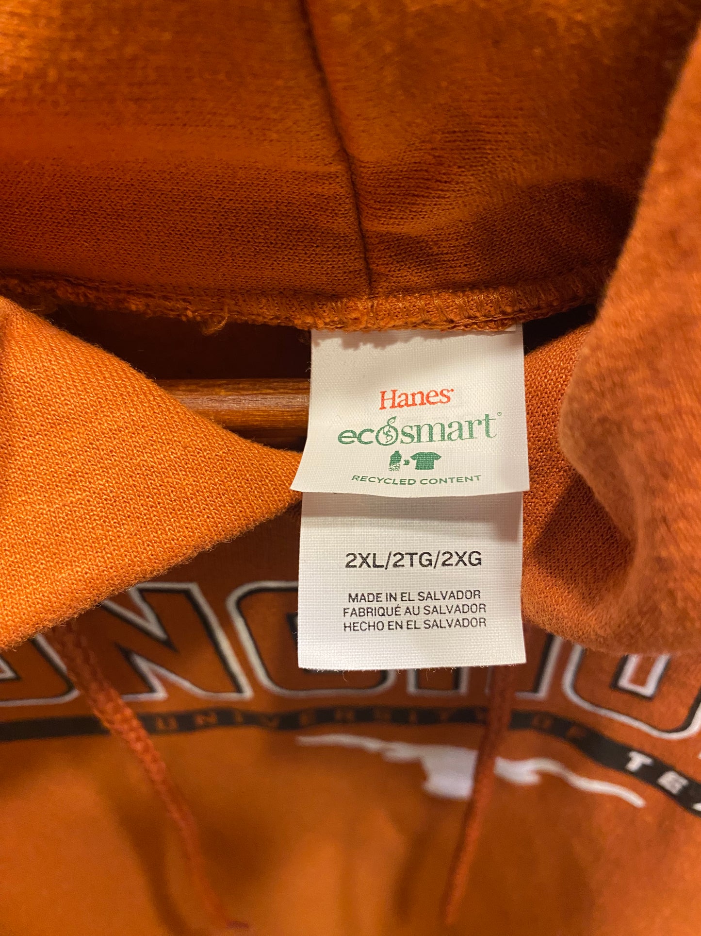 NCAA Texas Longhorns Men's 2XL Pullover Hoodie NWOT