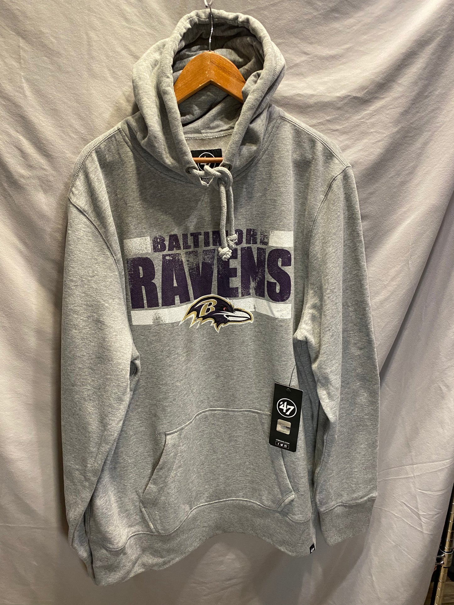 NFL Baltimore Ravens Men's 2XL Pullover Hoodie NWT