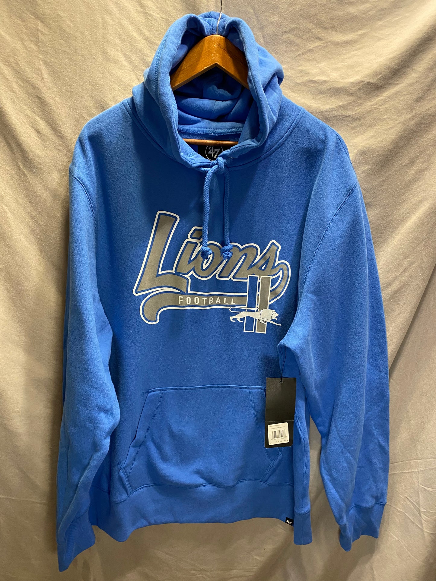 NFL Detroit Lions Men's 2XL Pullover Hoodie NWT