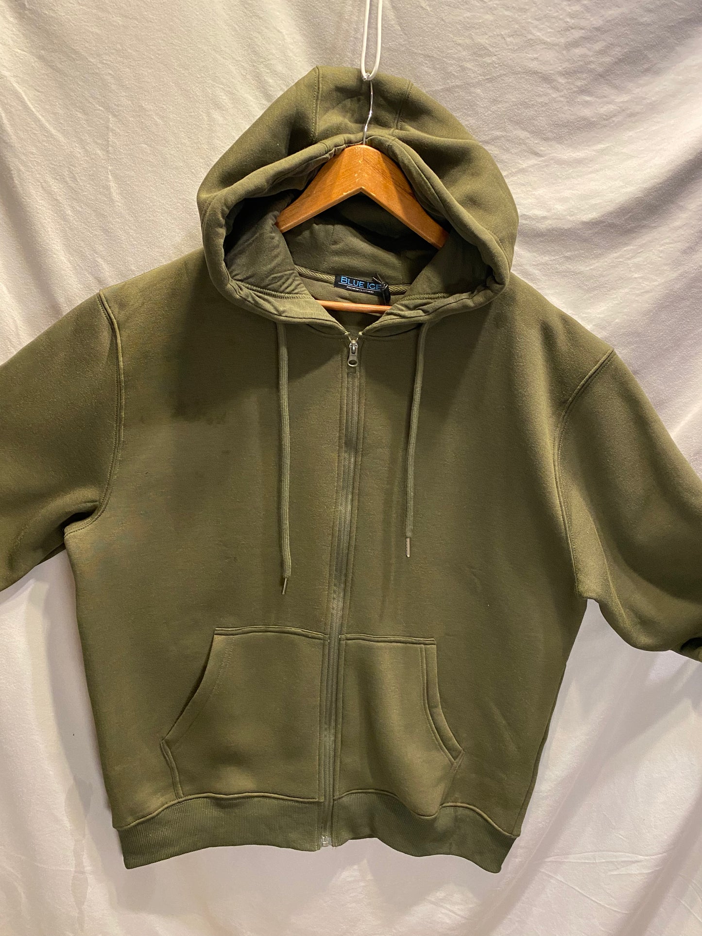 Blue Ice Men's XL Full Zip Hoodie NWT