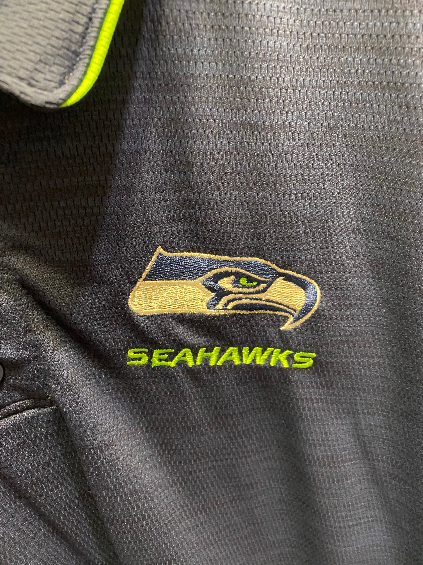 NFL Team Apparel Seattle Seahawks Men's Short Sleeve Sport Shirt NWOT