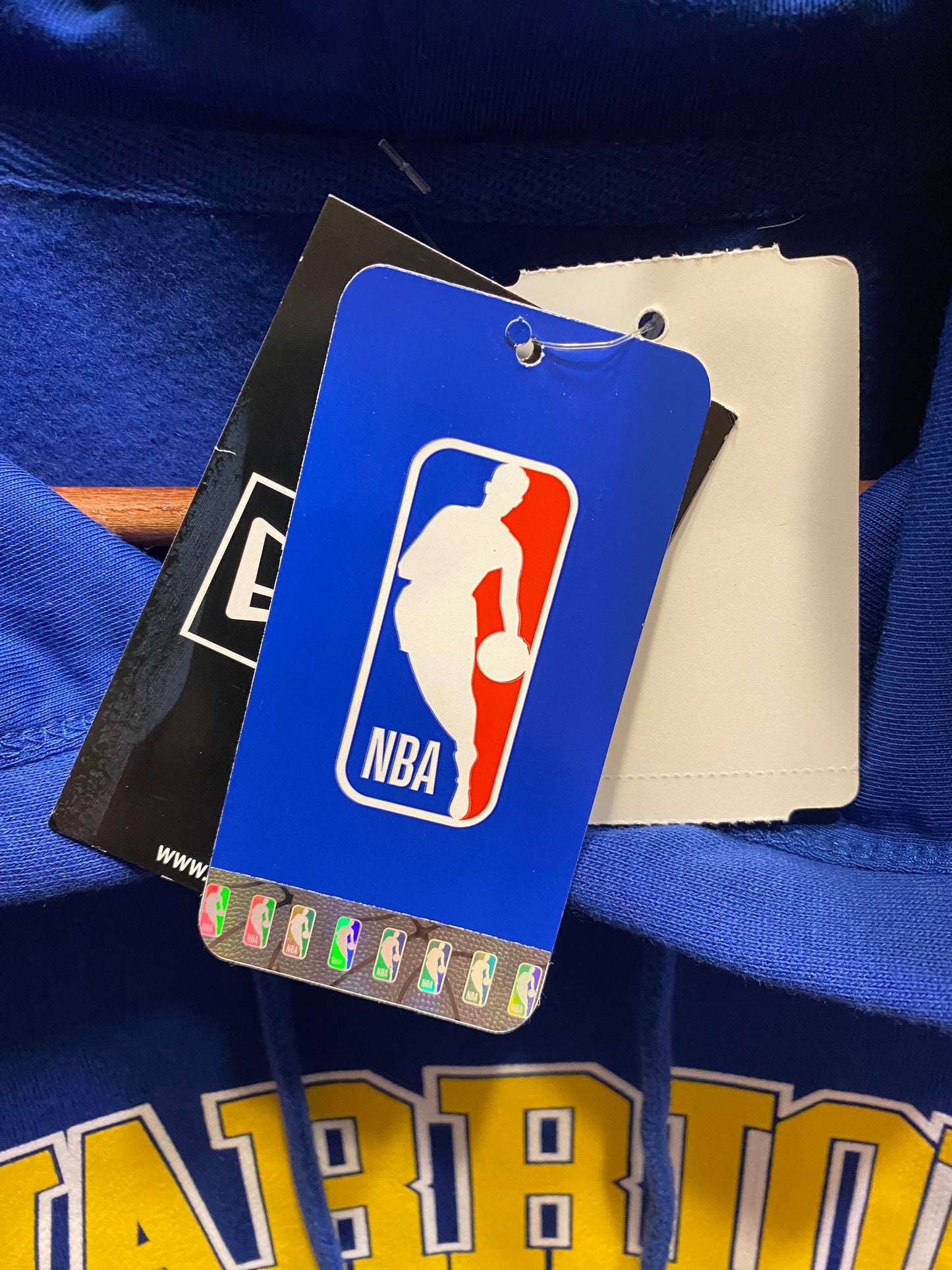 NBA New Era Apparel Golden State Warriors Men's Large Pullover Hoodie NWT