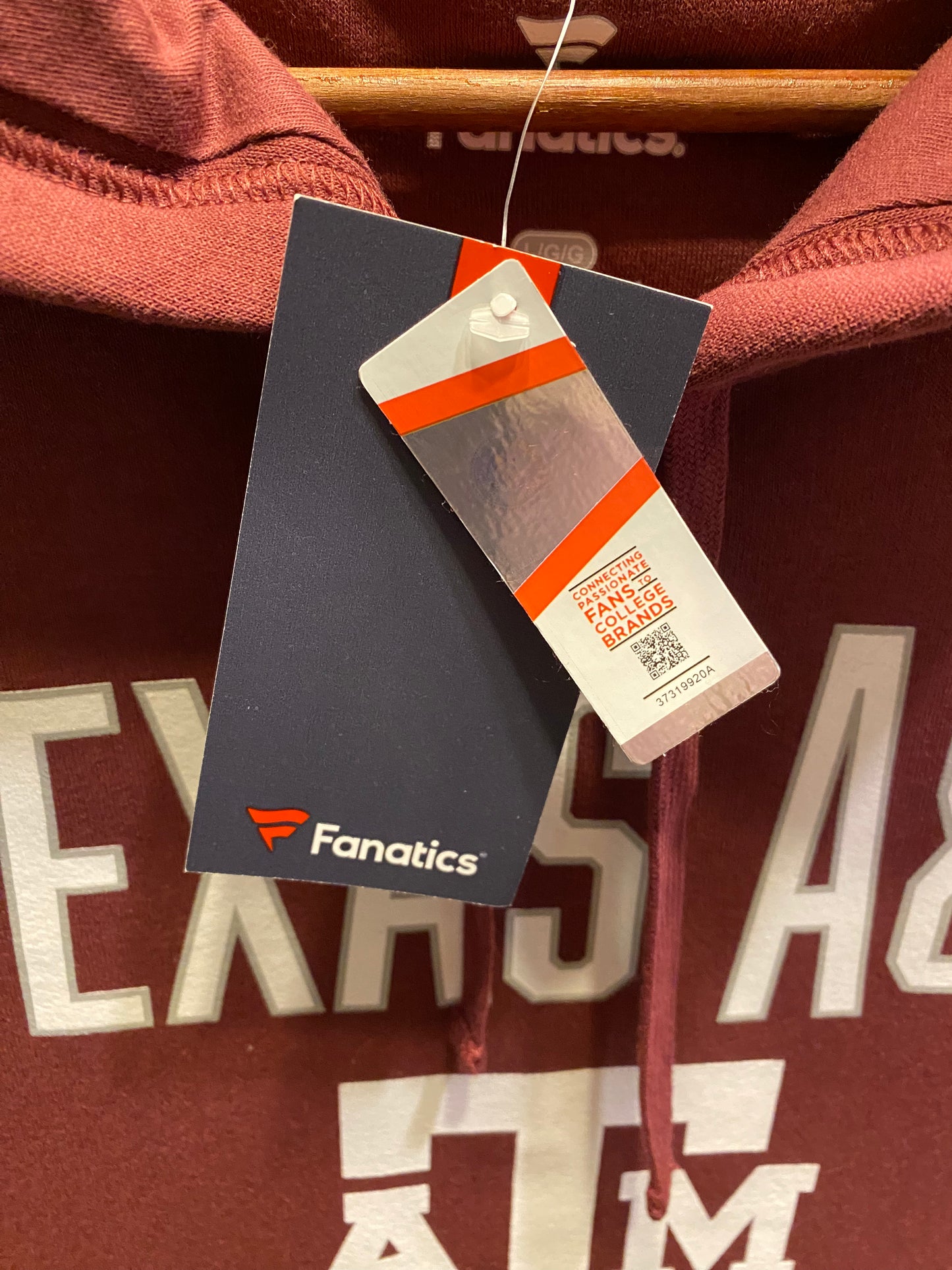 NCAA Fanatics Texas A&M Aggies Men's Large Pullover Hoodie NWT