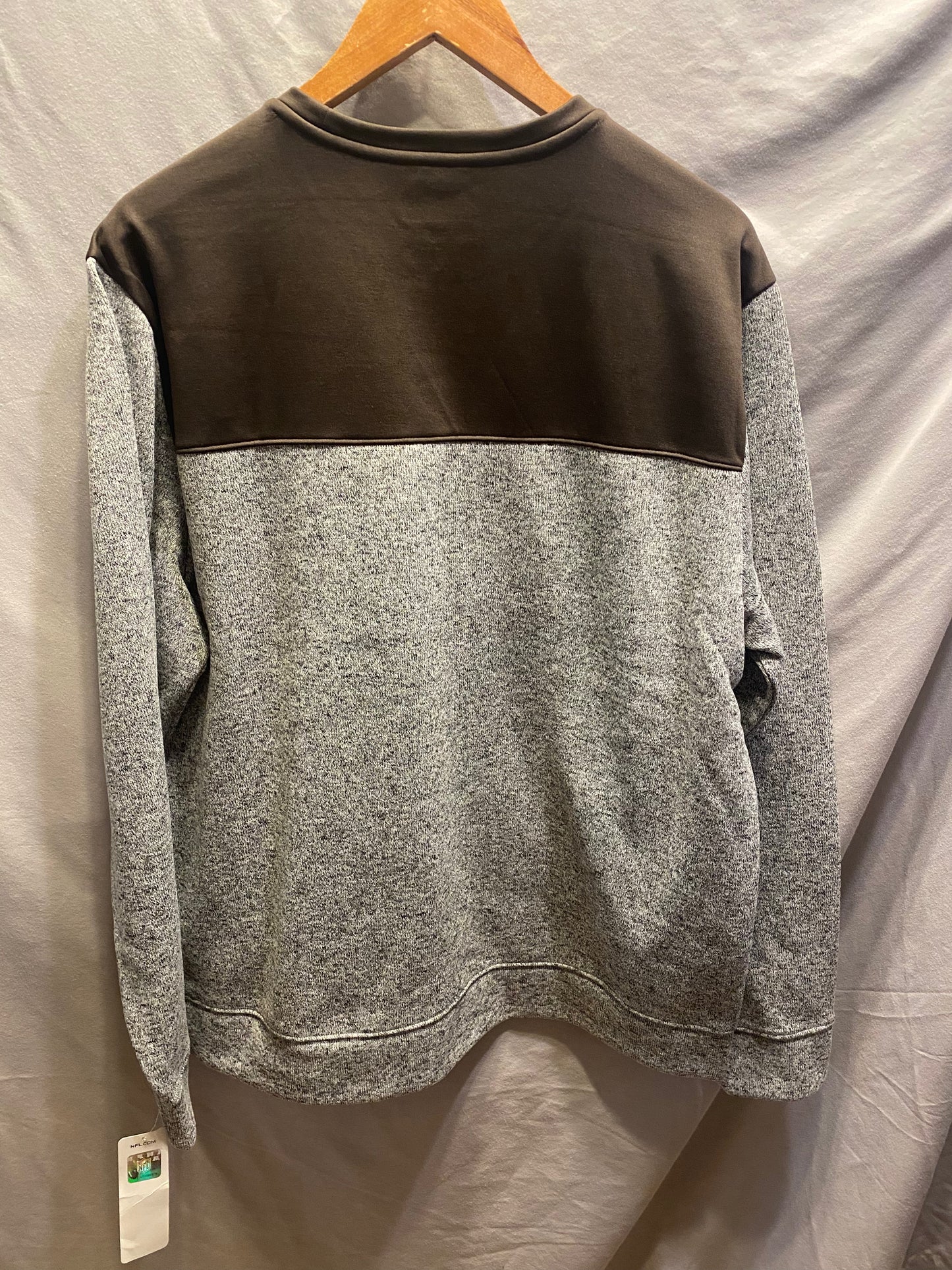 NFL Team Apparel Cleveland Browns Men's Large Crewneck Pullover Sweatshirt  NWT