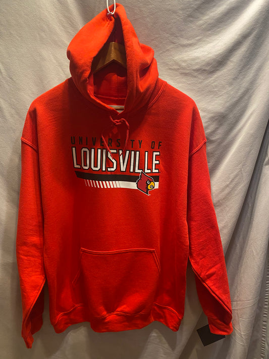 NCAA Louisville Cardinals Men's Large Hoodie Pullover Sweatshirt  NWT