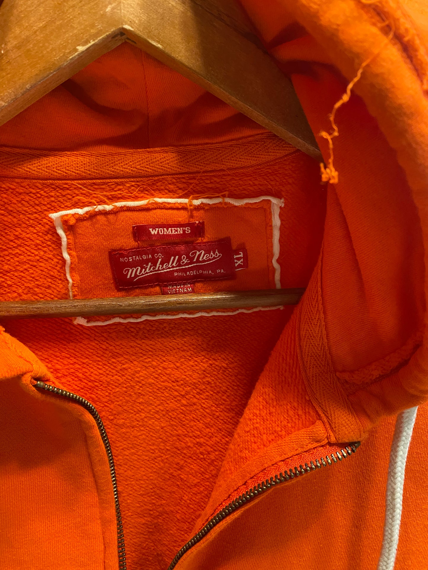 Mitchell & Ness Women's XL Full Zip Hoodie  NWOT