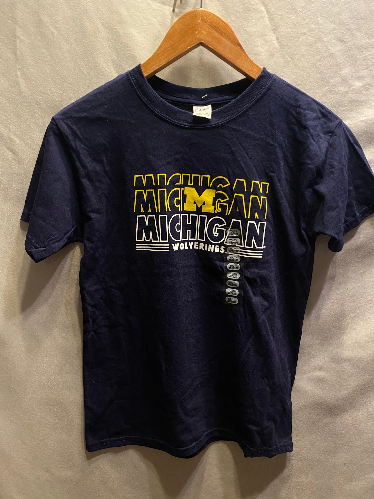 NCAA Michigan Wolverines Youth M T-Shirt  NWOT