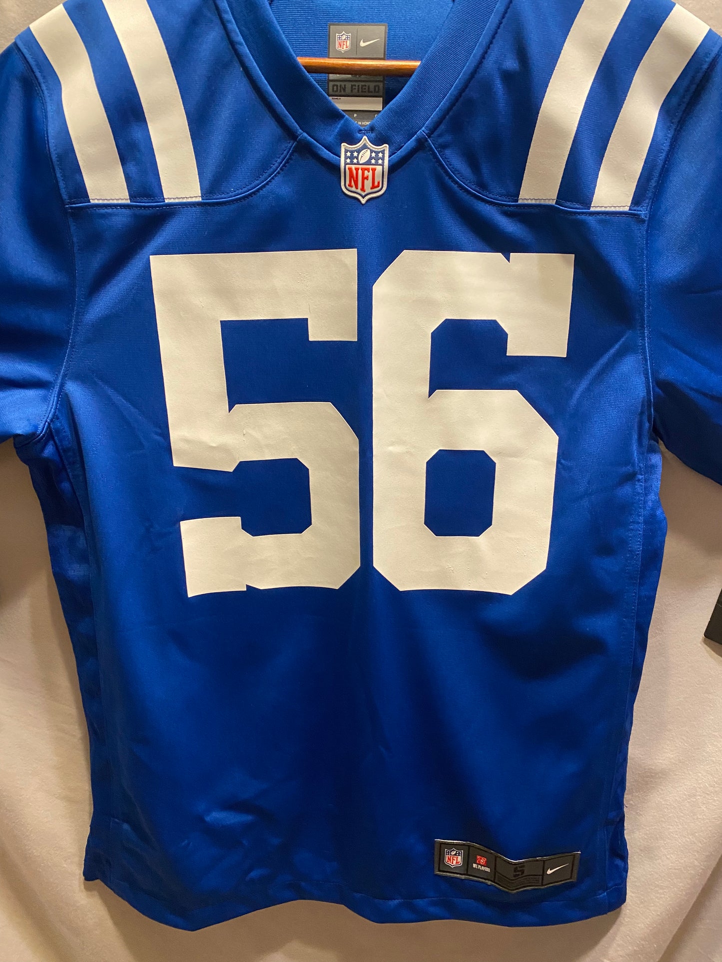 NFL Indianapolis Colts Quentin Nelson NIKE Men's Small Player Jersey  NWT